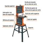 Sierra cinta 10', 1/3 HP (250 W), TRUPER 2