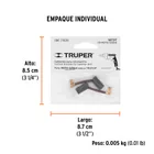 Bolsa con 2 carbones de repuesto para ROTO-3/8A4, TRUPER 3