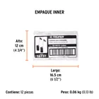 Bolsa con 2 carbones de repuesto para ROTO-3/8A4, TRUPER 4