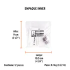 Bolsa con 2 carbones de repuesto para SISA-N2, TRUPER 4