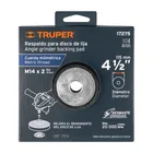Respaldo para discos de lija 4-1/2', eje M14, TRUPER 3