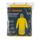 Gabardina impermeable doble capa con reflejante, M, TRUPER 4