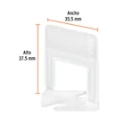 Bolsa con 100 anclas de 3 mm, para nivelación de azulejos 3