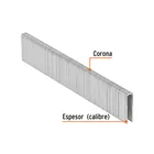 Caja con 5000 grapas corona 1/4' calibre 18, 22mm p/ENNE-120 3