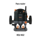 Bolsa con 2 carbones de repuesto para ROU-NX2, TRUPER 2