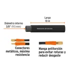 Manguera para compresor, de hule, 10m x 3/8', TRUPER 2