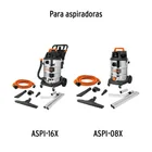 Tubo curvo para aspiradoras ASPI-08X/16X, TRUPER 2