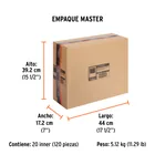 Bolsa con 200 separadores 'T' de 2 mm de losetas, TRUPER 7