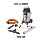 Bolsa para polvo para aspiradora ASPI-08X, TRUPER 2
