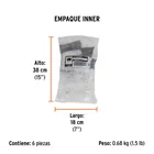 Bolsa con 75 separadores de 8 mm de losetas, TRUPER 7