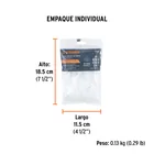 Bolsa con 75 separadores de 10 mm de losetas, TRUPER 6