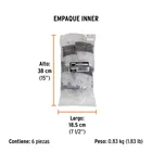 Bolsa con 75 separadores de 10 mm de losetas, TRUPER 7