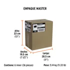 Bolsa con 75 separadores de 10 mm de losetas, TRUPER 8