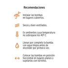 Bomba centrífuga para agua modelo europeo, 1/2 HP, PRETUL 4
