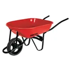 Carretilla 5.5 ft3 roja,imponchable,bastidor tubular, PRETUL 1