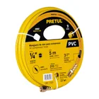Manguera para compresor, de PVC, 5m x 1/4', PRETUL 1