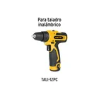 Batería ion litio, 12V, para taladro TALI-12PC, PRETUL 2
