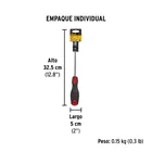 Desarmador plano 5/16' x 6' mango Comfort Grip, PRETUL 6