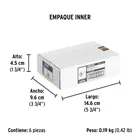 Conector 1/2' hembra de latón laminado, PRETUL 5