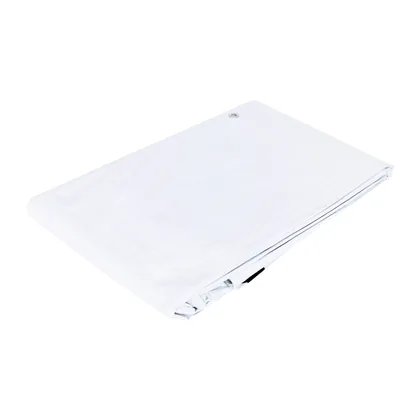 Lona de polietileno 6 x 6 m, blanca, 110 g/m2, PRETUL