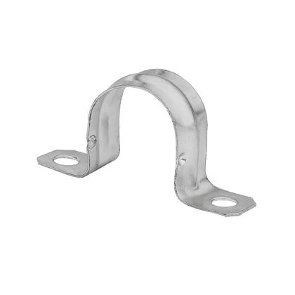 Bolsa c/10 abrazaderas tipo omega 1' p/tubo pared delgada
