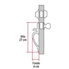 Jaladera y perilla, Berna llave-llave, negro, BASIC 3