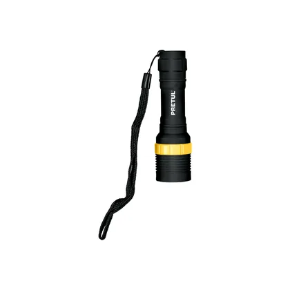 Linterna plástica 1 LED 40 lm de 1 pila AA, PRETUL