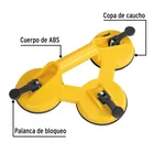 Ventosa de plástico para vidrio, 3 copas de succión, PRETUL 2