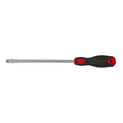 Desarmador plano 3/8' x 8' mango Comfort Grip, PRETUL