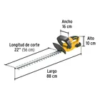Cortasetos inalámbrico 20V, 1 batería 2Ah, 1 carg. PRETUL 3