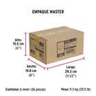 Bolsa 2 bisagras cuadradas 3-1/2' latón antiguo, plana BASIC 4