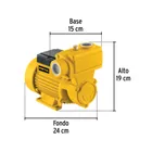 Bomba periférica autocebante 1/2HP, uso agrícola, PRETUL 3