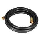 Manguera para gas, PVC negra, 3/8' flare, 3 m, FOSET 1