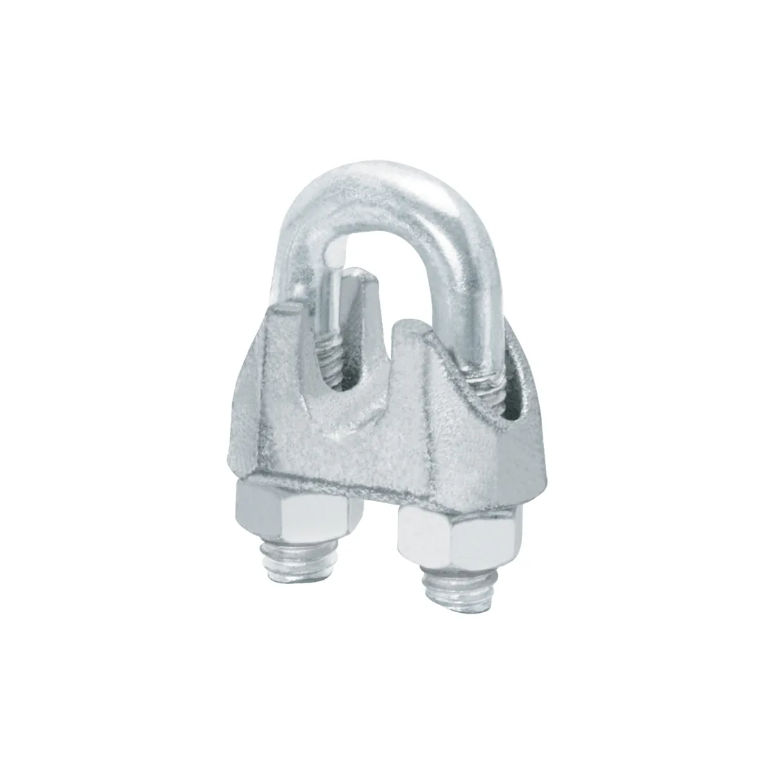 Bolsa c/20 nudos (perros) de hierro p/cable de 3/8', FIERO