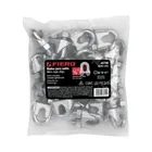 Bolsa c/20 nudos (perros) de hierro p/cable de 3/8', FIERO 6