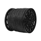 Kilo de cuerda negra de polipropileno 6 mm, carrete 20kg 1