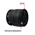 Kilo de cuerda negra de polipropileno 8 mm, carrete 20kg 2