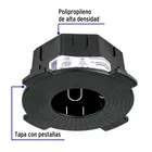 Bote integral de 8 cm, aro interno de 8 cm, VOLTECK 2