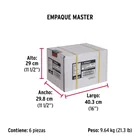Caja con 36 ganchos para llaves, HERMEX 8
