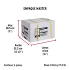 Caja para dinero, 25 cm, HERMEX 8