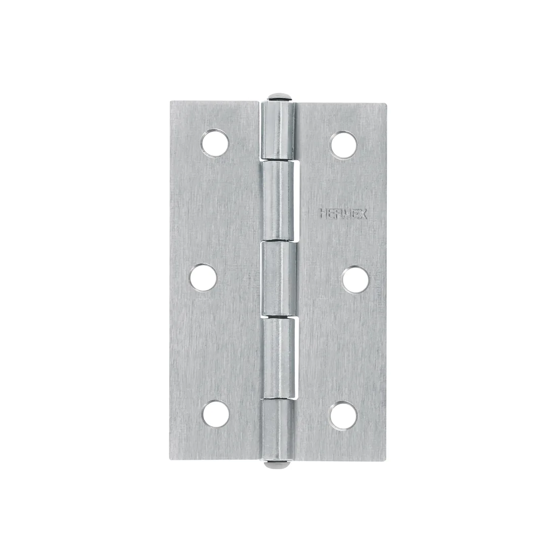 Bisagra rectangular 3-1/2 x 2-1/8', acero natural, HERMEX