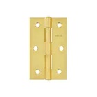 Bisagra rectangular 3-1/2 x 2-1/8', acero latonado, HERMEX 1