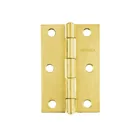 Bisagra rectangular 4 x 2-3/4', acero latonado, HERMEX 1
