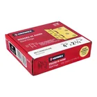 Bisagra rectangular 4 x 2-3/4', acero latonado, HERMEX 4