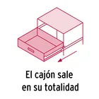 Bolsa con 2 correderas extensión 40 cm p/cajón, ancho 4.5 cm 4