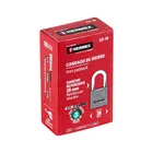 Candado de hierro 38 mm, gancho corto en caja, HERMEX 6