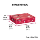 Caja con 100 candados para gancho y 1 llave magnética 7