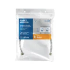 Manguera para boiler, acero inox. 3/4'H x 3/4'M, 60 cm 4