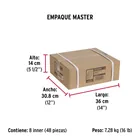 Cadena de 1.8 m de amarre para perro, 1.7 mm, FIERO 8