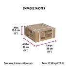 Cadena de 1.8 m de amarre para perro, 2.4 mm, FIERO 8